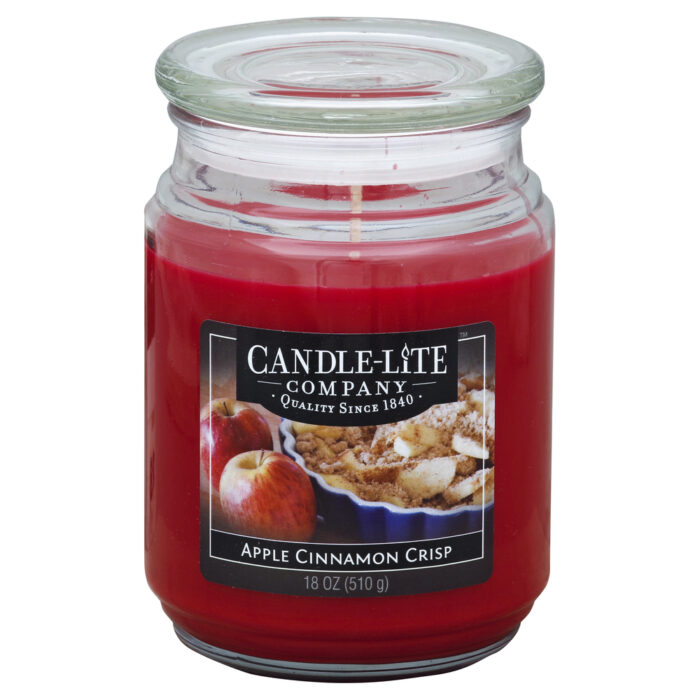 Candle-Lite, Jar Candle Apple Cinnamon Crisp, Case Of 4, 18 Oz - Image 1