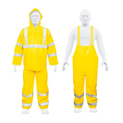 *** Safetysuit With Reflective Stripes,Large                         Special Order Item (Extended Lead Time 35-50 Days)