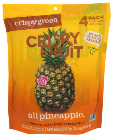 Crispy Green Pineapple Dried 2.54 Oz