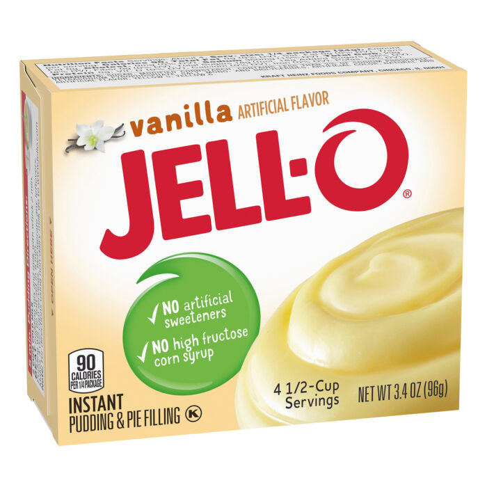 Jell-O, Jello Instant Vanilla Pudding & Pie Filling, Case Of 24, 3.4 Oz - Image 1