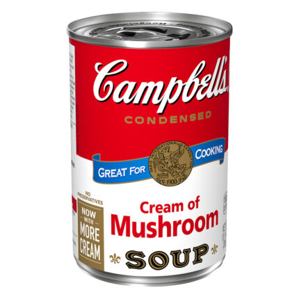 Campbell'S, Condensed Cream Of Mushroom Soup, Case Of 48, 10.5 Oz
