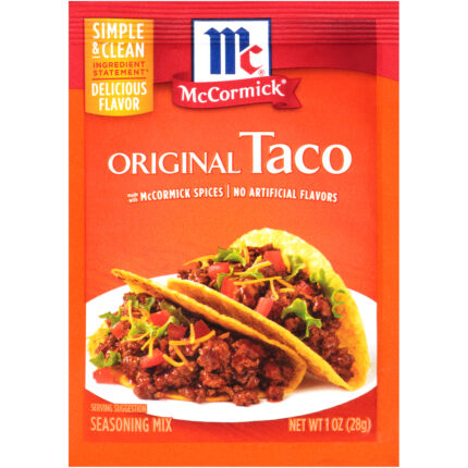 Mccormick, Original Taco Seasoning Mix Packet, Case Of 24, 1 Oz