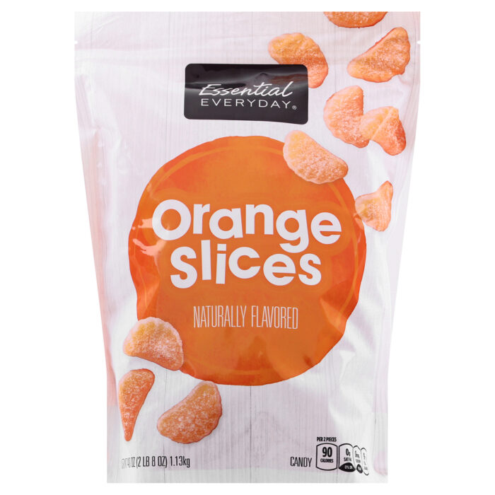 Essential Everyday, Orange Slices Candy, Case Of 8, 40 Oz - Image 1