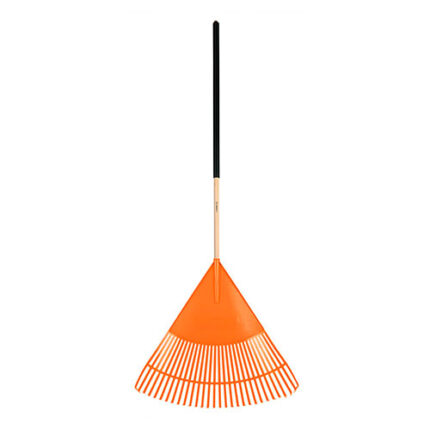 Poly Leaf Rake 30",Tines Wood Handle