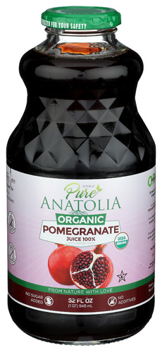 Pure Anatolia Juice Pomegranate Org 32 Fo