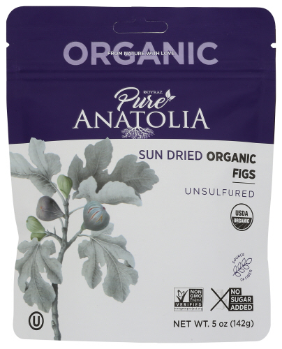 Pure Anatolia Figs Sun Dried Org 5 Oz