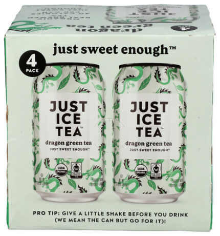 Just Ice Tea Tea Green Dragon Org 4Pk 48 Fo