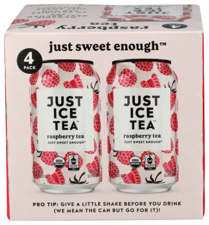 Just Ice Tea Tea Blk Rspberry Org 4Pk 48 Fo