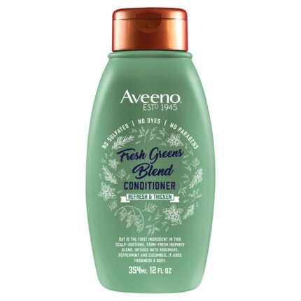 Aveeno, Scalp Soothing Fresh Greens Blend Conditioner, Case Of 4, 12 Fl Oz