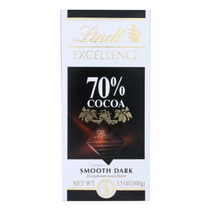 Lindt Bar,Choc,Cocoa 70% 3.5 Oz