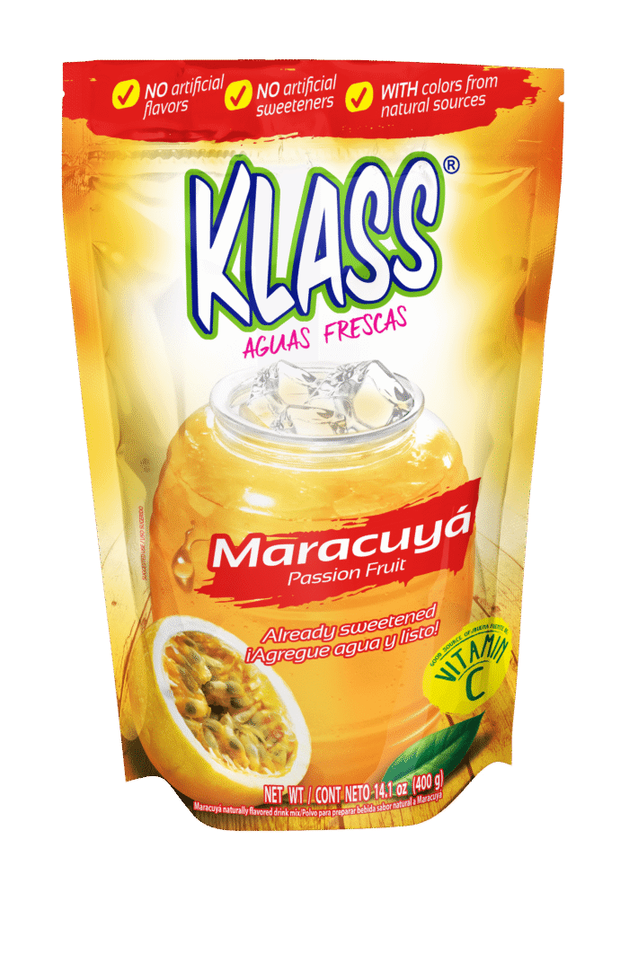 Klass, Maracuya Naturally Flavored Drink Mix, Case Of 18, 14.1 Oz - Image 1