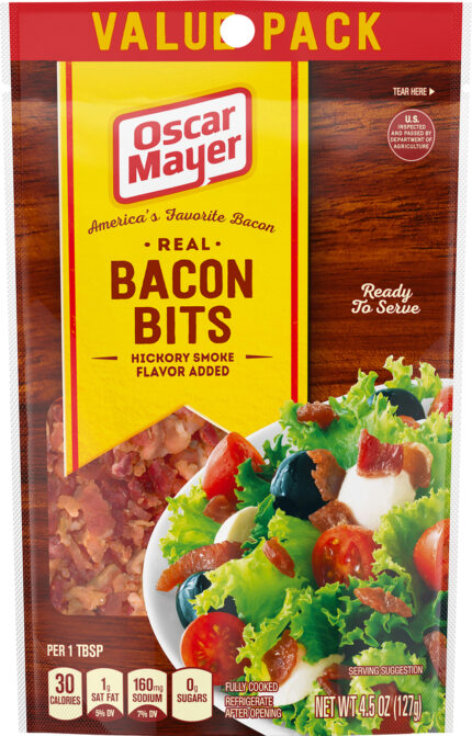 Oscar Mayer, Value Pack Hickory Smoke Bacon Bits, Case Of 5, 4.5 Oz