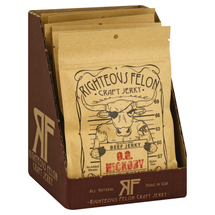 Rightf Jerky,Beef Hickory 2 Oz - Image 1
