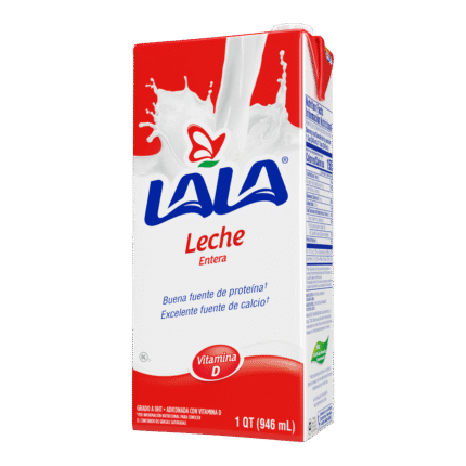 Lala, Ultra Pasteurized Whole Milk, Case Of 12, 32 Fl Oz