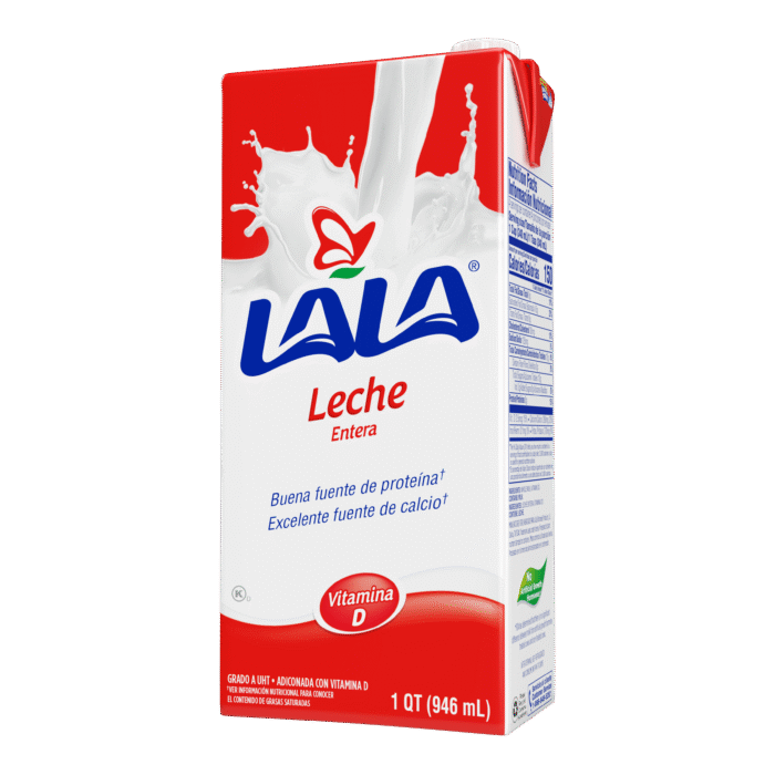 Lala, Ultra Pasteurized Whole Milk, Case Of 12, 32 Fl Oz - Image 1