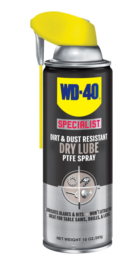 Wd-40, Specialist Dry Lube Ptfe Spray Dirt And Dust Resistant, Case Of 6, 10 Oz