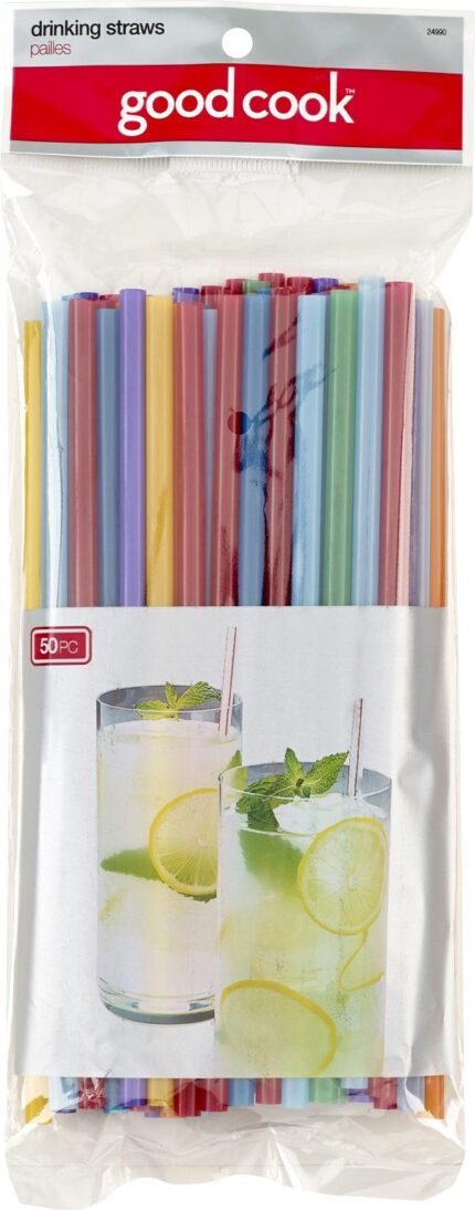 Good Cook, Drinking Straws, Case Of 6, 50 Ct