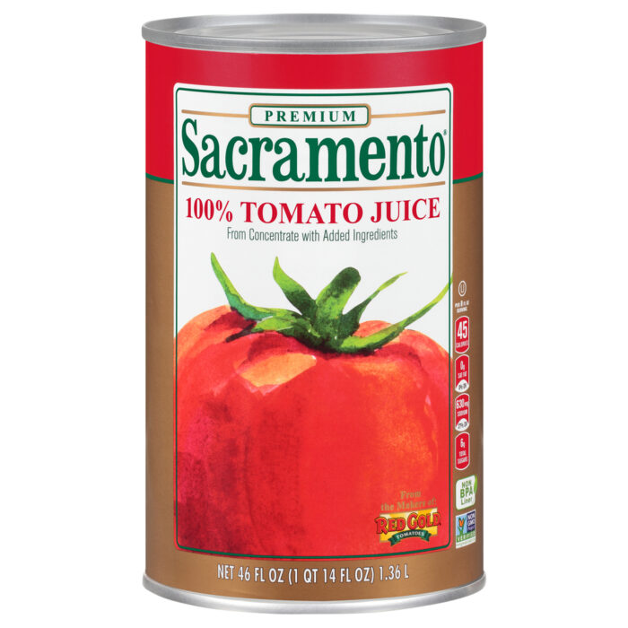 Red Gold, 100% Tomato Juice Can, Case Of 12, 46 Fl Oz - Image 1