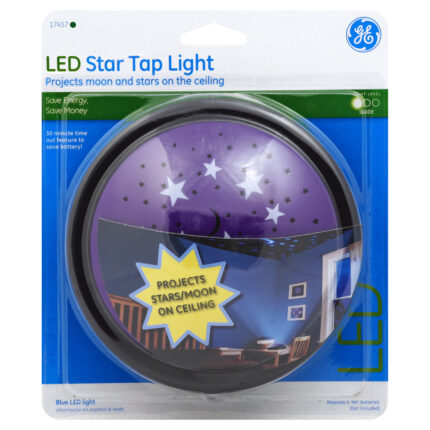 Ge, Led Star Tap Light, Case Of 2, 1 Ct