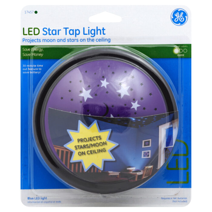 Ge, Led Star Tap Light, Case Of 2, 1 Ct - Image 1