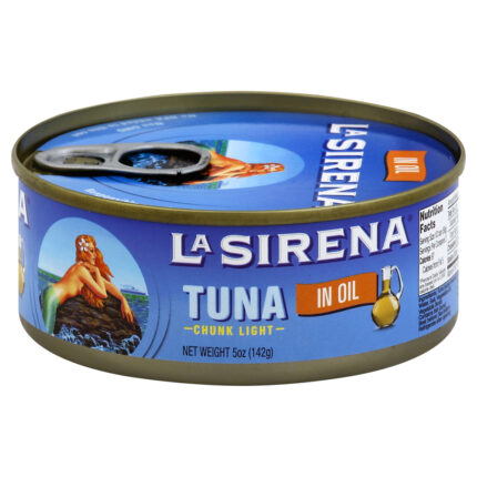 La Sirena, Tuna In Oil Chunk Light, Case Of 12, 5 Oz