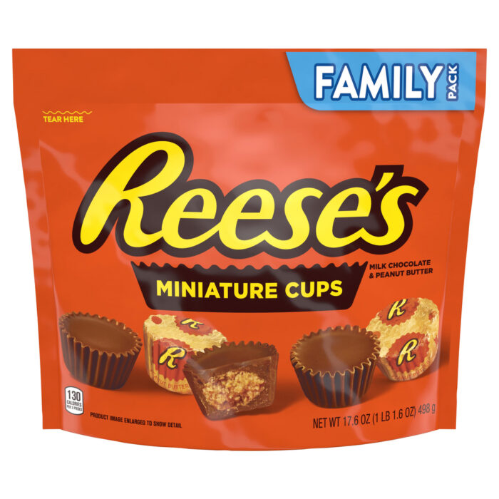 Reese'S, Peanut Butter Candy, Case Of 16, 17.6 Oz - Image 1