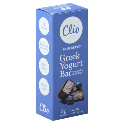 Clio Grk Yogurt Bar,Chc Blbry 1.76 Oz