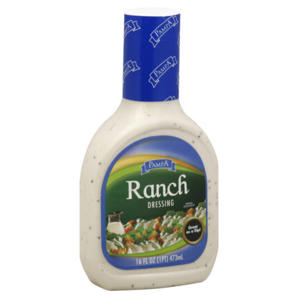 Pampa, Ranch Dressing, Case Of 12, 16 Fl Oz