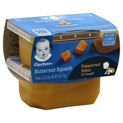 Gerber, 1St Foods Butternut Squash Baby Food Tubs, Case Of 8, 4 Oz