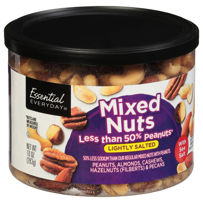 Essential Everyday, Mixed Nuts Lightly Salted, Case Of 12, 10 Oz - Image 1