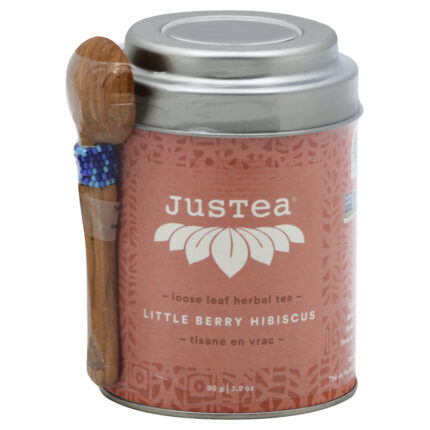 Justea Tea,Ltl Berry Hibis Tins 3.2 Oz