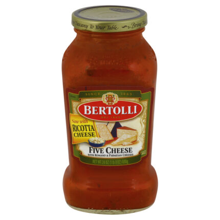 Bertolli, Five Cheese Sauce, Case Of 6, 24 Oz