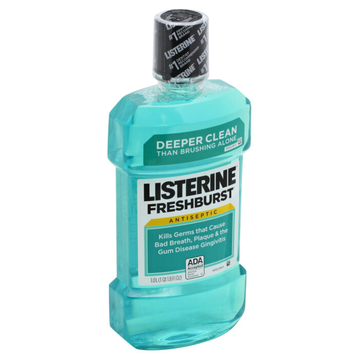 Listerine, Mouthwash, Case Of 6, 33.8 Fl Oz - Image 1