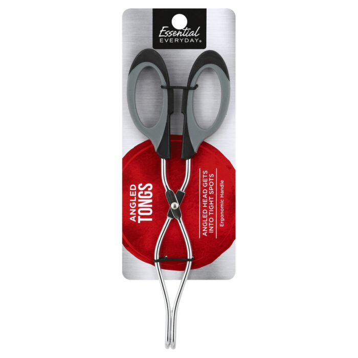 Essential Everyday, Angled Tongs, Case Of 4, 1 Ct - Image 1