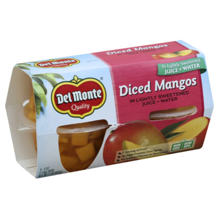Del Monte, Diced Mangos, Case Of 6, 16 Oz