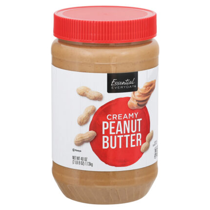 Essential Everyday, Creamy Peanut Butter, Case Of 6, 40 Oz