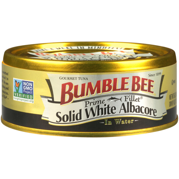 Bumble Bee, Prime Fillet Solid White Albacore In Water Gourmet Tuna Can, Case Of 24, 5 Oz - Image 1