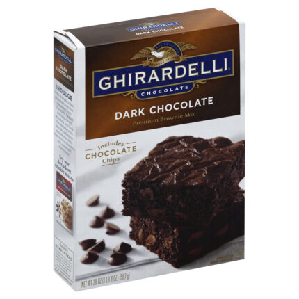 Ghirardelli, Chocolate Premium Brownie Dark, Case Of 12, 20 Oz