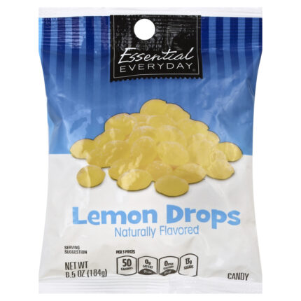 Essential Everyday, Lemon Drops Candy, Case Of 12, 6.5 Oz
