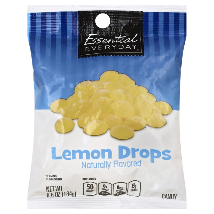 Essential Everyday, Lemon Drops Candy, Case Of 12, 6.5 Oz - Image 1