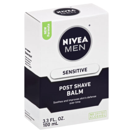 Nivea, Men Sensitive Post Shave Balm Bottle, Case Of 3, 3.3 Fl Oz
