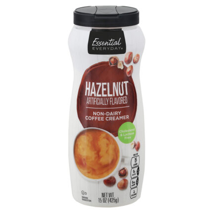 Essential Everyday, Coffee Creamer Non Dairy Hazelnut, Case Of 12, 15 Oz