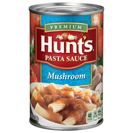 Hunt'S, Premium Mushroom Pasta Sauce, Case Of 12, 24 Oz