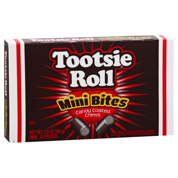 Tootsie Roll, Mini Bites Candy Coated Chews, Case Of 12, 3.5 Oz - Image 1