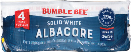 Bumble Bee, Solid White Albacore Tuna In Water, Case Of 6, 20 Oz