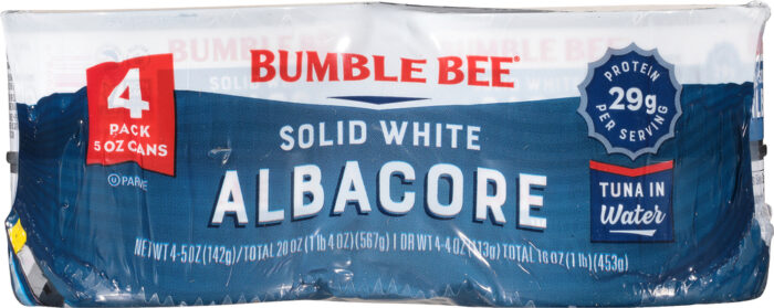 Bumble Bee, Solid White Albacore Tuna In Water, Case Of 6, 20 Oz - Image 1