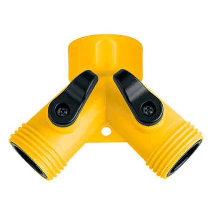 3/4" Plastic"Y" Hose Shut-Off Connector