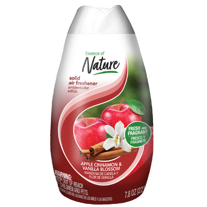 Essence Of Nature Solid Adjustable Air Freshener 7.8 Oz Apple Cinnamon & Vanilla Blossom 12 Ct - Image 1