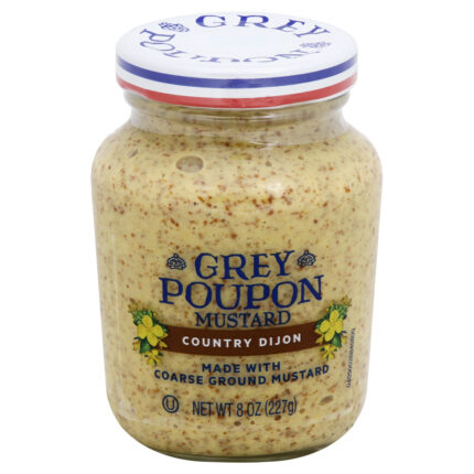 Grey Poupon, Country Dijon Mustard Made With Coarse Ground Mustard, Case Of 12, 8 Oz