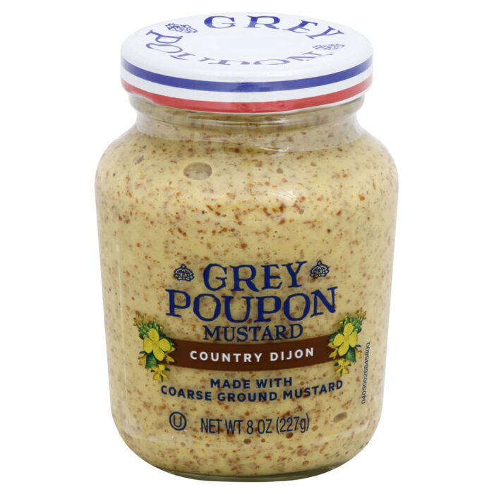 Grey Poupon, Country Dijon Mustard Made With Coarse Ground Mustard, Case Of 12, 8 Oz - Image 1